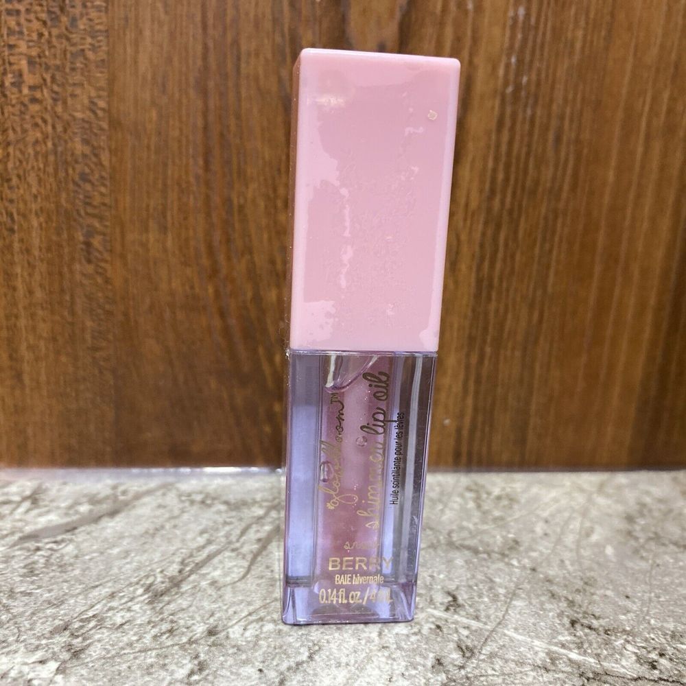 Glow Bloom Shimmer Lip Oil‎ Berry .14oz Sealed Glowbloom